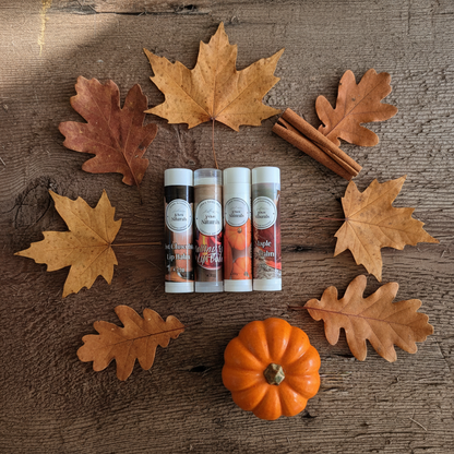 Fall Lip Balm – Flat Lay