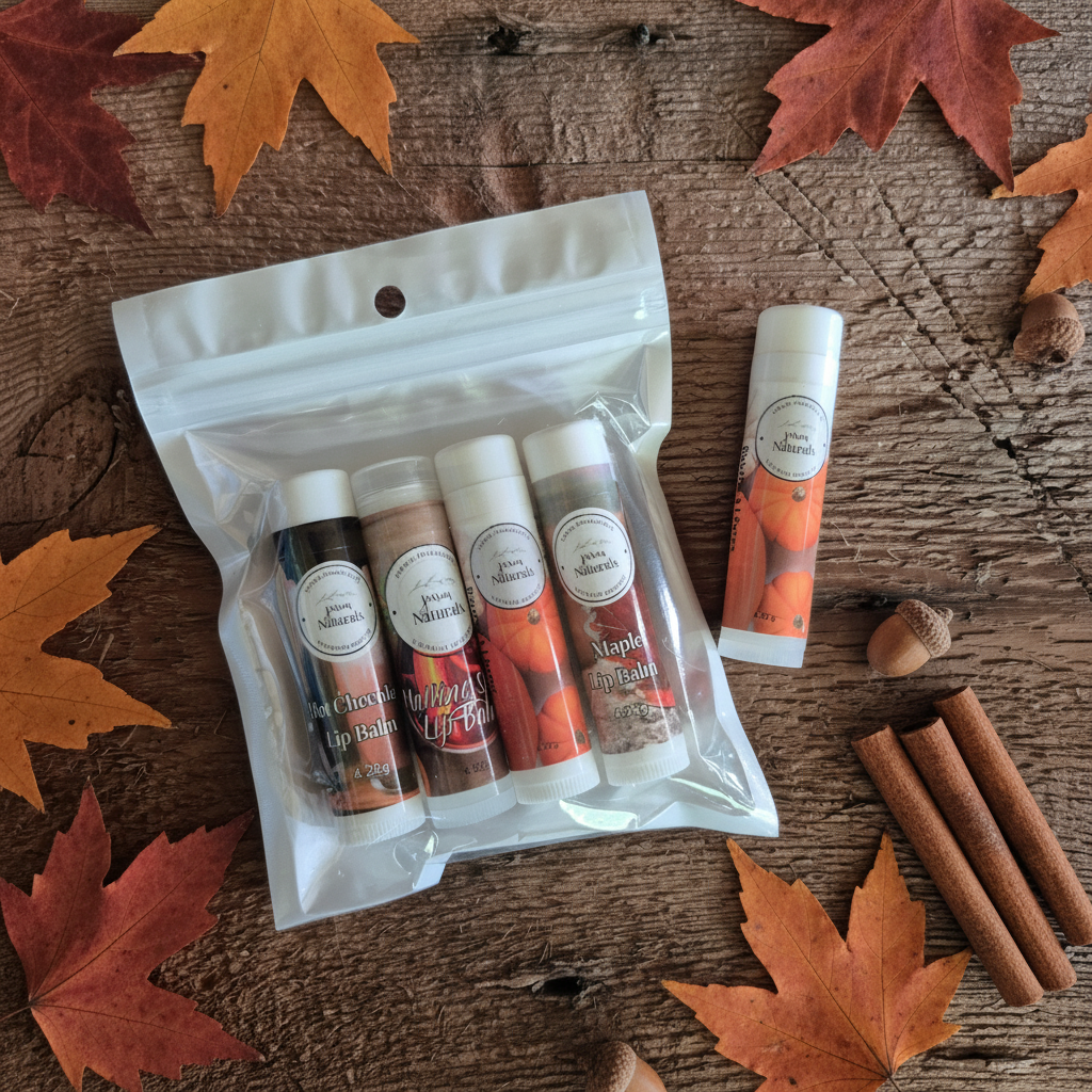 Fall Lip Balm – Lifestyle Scene